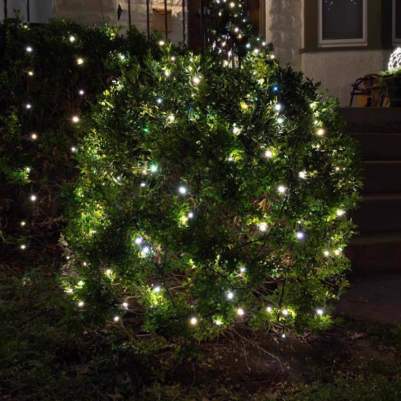 Celebrations Platinum LED Micro/5mm RGBW 50 ct String Smart-Enabled Christmas Lights 17 ft.