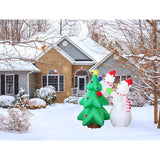 Celebrations Snowman with Tree 6 ft. Inflatable