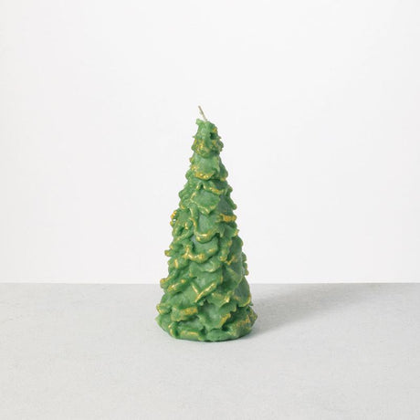 Sullivans Vance Kitira Green Tree Candle 12 in., Pack of 6