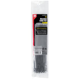 Gardner Bender 45-308MTUVB Cable Tie, Nylon, Black, 8.63 in L, 15/PK
