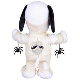 Gemmy Animated Musical Plush Halloween Snoopy in Mummy Costume Halloween Decor