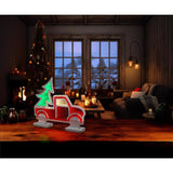 Celebrations LED Multi Truck Animated Decor 14 in., Pack of 4