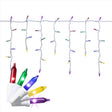 Celebrations Classic LED T5 Multicolored 100 ct Icicle Christmas Lights 6 ft.