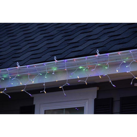 Celebrations Classic LED T5 Multicolored 100 ct Icicle Christmas Lights 6 ft.