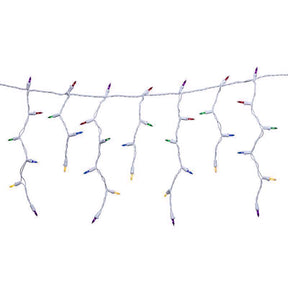 Celebrations Classic LED T5 Multicolored 300 ct Icicle Christmas Lights 19.6 ft.
