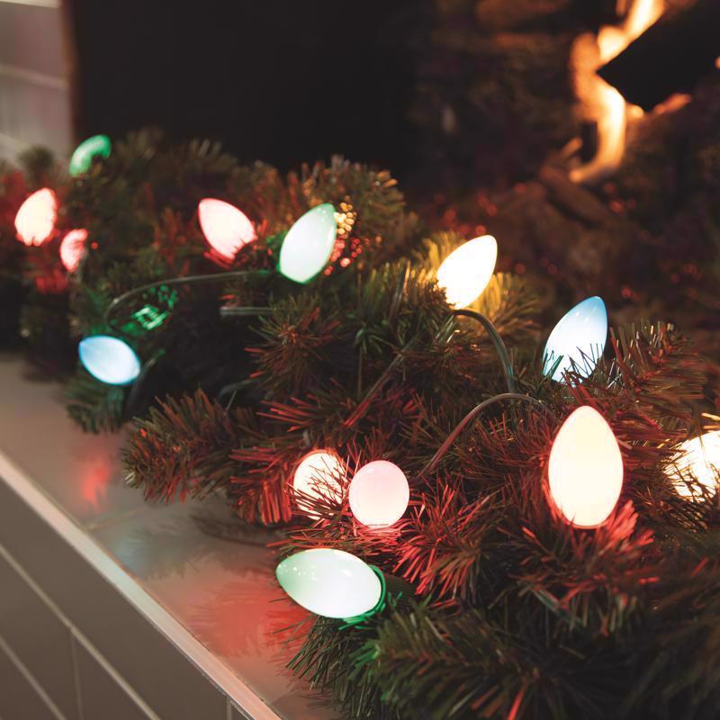 Celebrations Classic LED C9 Multicolored 25 ct String Christmas Lights 24 ft.