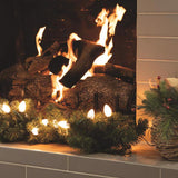 Celebrations Classic LED C9 White 25 ct String Christmas Lights 24 ft.