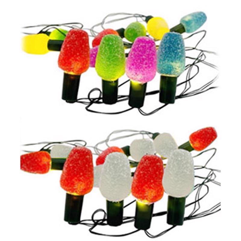 Celebrations LED Multicolored 15 ct Novelty Christmas Lights 7 ft., Pack of 12