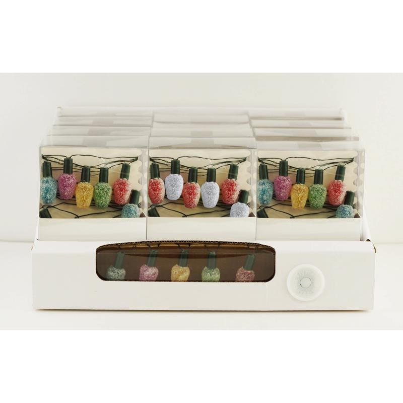Celebrations LED Multicolored 15 ct Novelty Christmas Lights 7 ft., Pack of 12