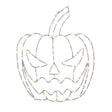 Celebrations Orange 155 ct 15 in. LED Prelit Illuminated Pumpkin Window Decor, Pack of 8