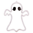 Sienna Cool White 11 in. LED Prelit Ghost Wall Decor, Pack of 6