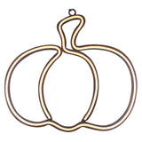 Sienna Orange 10 in. LED Prelit Wall Decor, Pack of 6