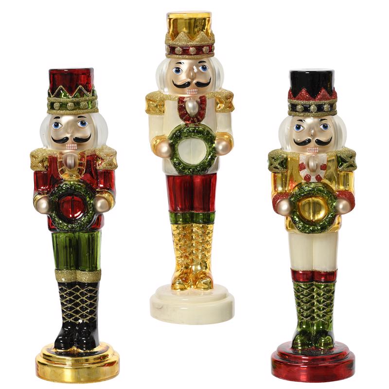Decoris Nutcracker 12.6 in., Pack of 9