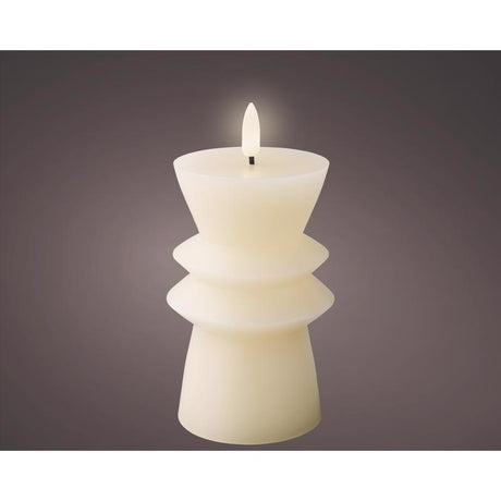 Lumineo LED Cream Candle 5.7 in., Pack of 14