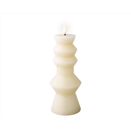 Lumineo LED Beige Candle 9.1 in., Pack of 6