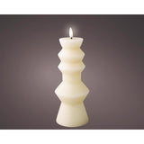 Lumineo LED Beige Candle 9.1 in., Pack of 6
