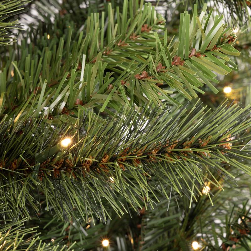Holiday Bright Lights 1-2 Tree 7-1/2 ft. Full LED 450 ct Highland Spruce Color Changing Christmas Tr