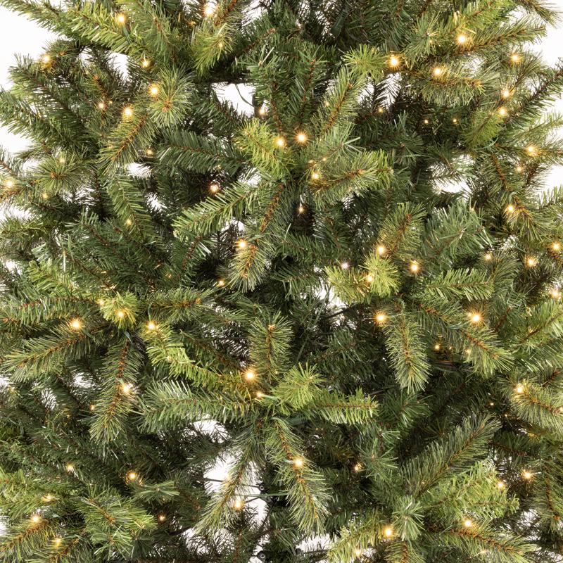 Holiday Bright Lights 1-2 Tree 7-1/2 ft. Full LED 450 ct Highland Spruce Color Changing Christmas Tr