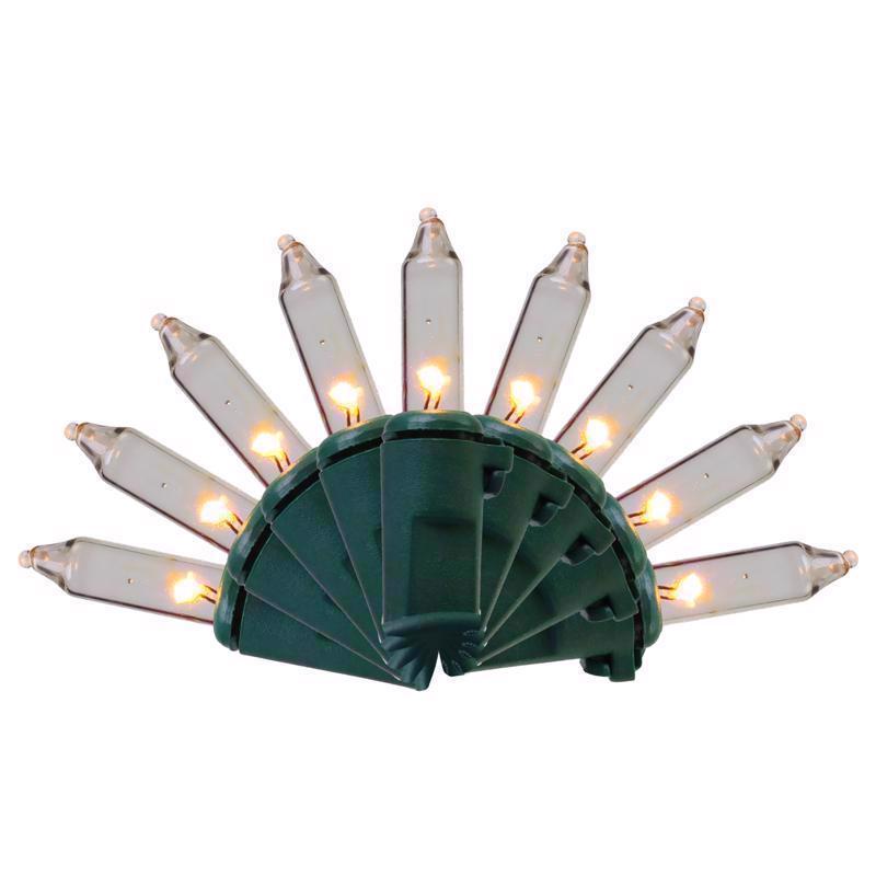 Celebrations Classic LED T5 Warm White 100 ct String Christmas Lights 24.75 ft., Pack of 12