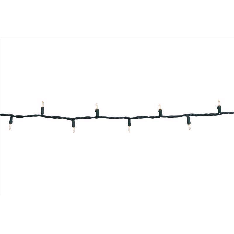 Celebrations Classic LED T5 Warm White 100 ct String Christmas Lights 24.75 ft., Pack of 12