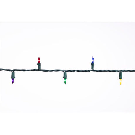 Celebrations Classic LED T5 Multicolored 100 ct String Christmas Lights 24.75 ft., Pack of 12