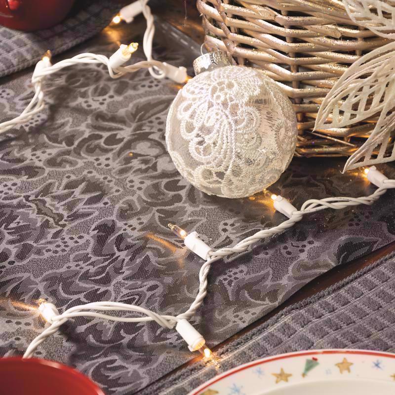 Celebrations Classic LED T5 Warm White 100 ct String Christmas Lights 24.75 ft., Pack of 12