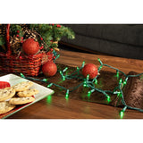 Celebrations Classic LED T5 Green 100 ct String Christmas Lights 24.75 ft.