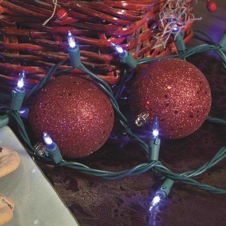 Celebrations Classic LED T5 Blue 100 ct String Christmas Lights 24.75 ft.