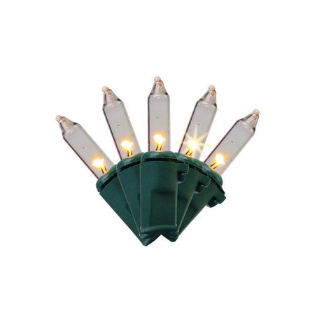 Celebrations Classic LED T5 Warm White 100 ct String Christmas Lights 24.75 ft., Pack of 12