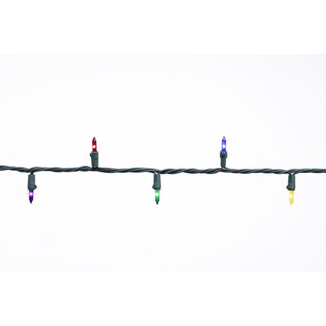 Celebrations Classic LED T5 Multicolored 100 ct String Christmas Lights 24.75 ft., Pack of 12