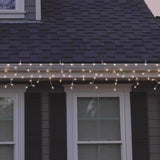 Celebrations Classic LED T5 Warm White 300 ct Icicle Christmas Lights 19.6 ft.
