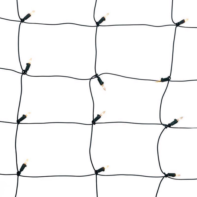 Celebrations Classic LED T5 Warm White 100 ct Net Christmas Lights 4 ft.