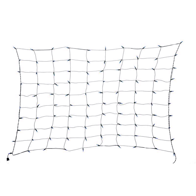 Celebrations Classic LED T5 Blue 100 ct Net Christmas Lights 4 ft.