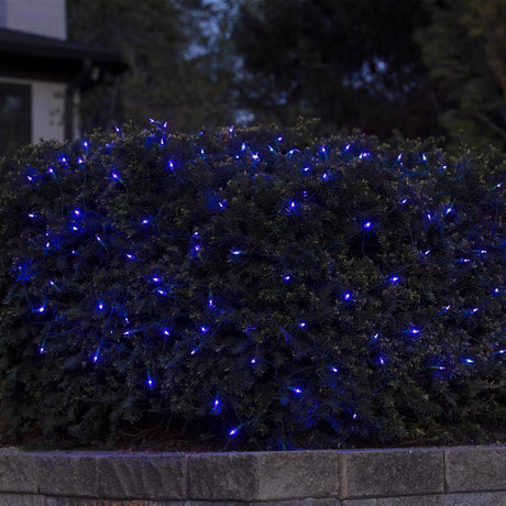 Celebrations Classic LED T5 Blue 100 ct Net Christmas Lights 4 ft.