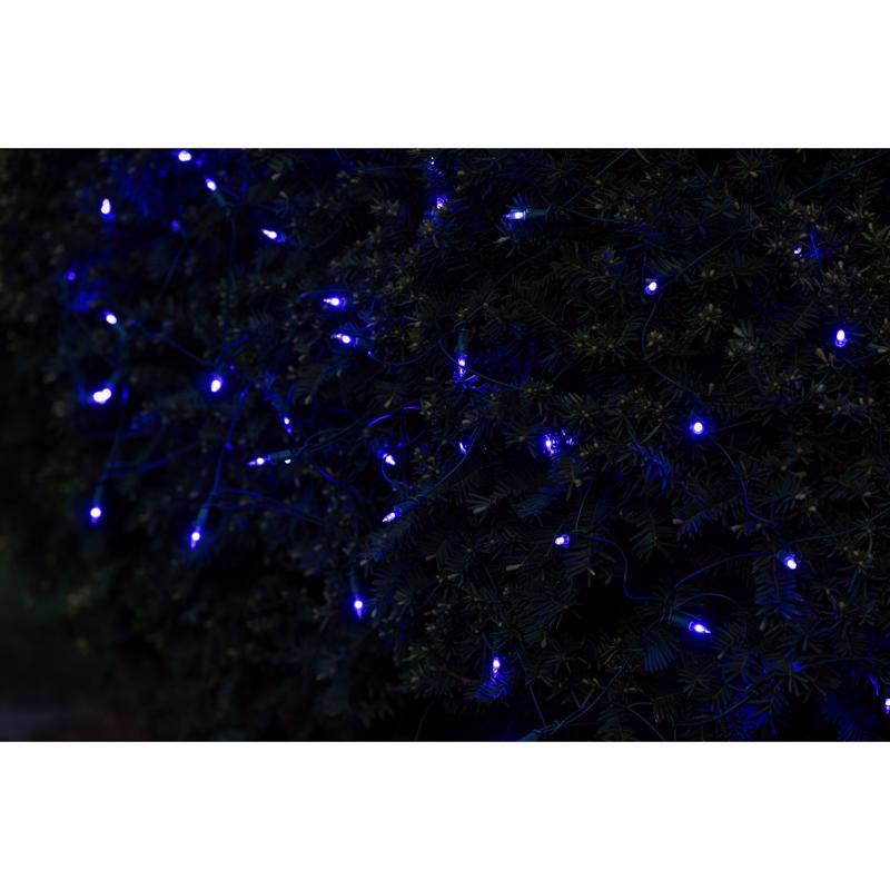 Celebrations Classic LED T5 Blue 100 ct Net Christmas Lights 4 ft.