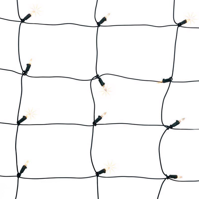 Celebrations Classic LED T5 Warm White 100 ct Net Christmas Lights 4 ft.