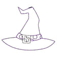 Celebrations Purple 84 ct 18.2 in. LED Prelit Illuminated Witch Hat Halloween Decor, Pack of 8
