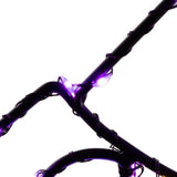 Celebrations Purple 84 ct 18.2 in. LED Prelit Illuminated Witch Hat Halloween Decor, Pack of 8