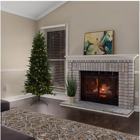 Holiday Bright Lights 1-2 Tree 7 ft. Full LED 350 ct Hudson Fraser Fir Color Changing Christmas Tree