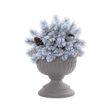 Celebrations Home Snowy Mixed Pine Urn Filler, Pack of 8