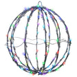 Celebrations Platinum LED RGBW Foldable Sphere 12 in. Hanging Decor