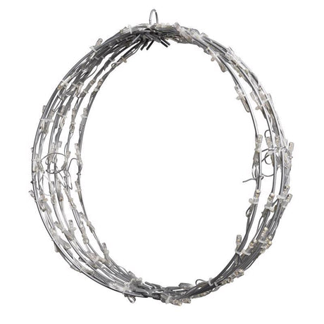 Celebrations Platinum LED RGBW Foldable Sphere 12 in. Hanging Decor