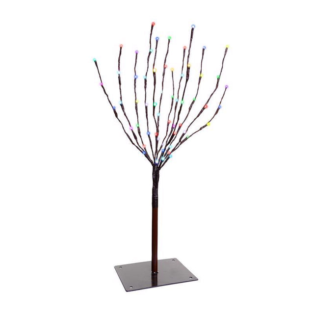 Celebrations Platinum LED RGBW Light Burst 30 in. Yard Decor