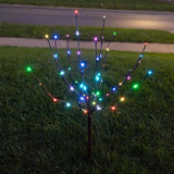Celebrations Platinum LED RGBW Light Burst 30 in. Yard Decor