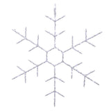 Celebrations LED Snowflake Silhouette 14.5 in. Hanging Decor