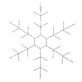 Celebrations LED Snowflake Silhouette 14.5 in. Hanging Decor