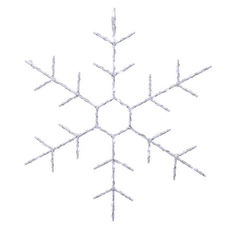 Celebrations LED Snowflake Silhouette 14.5 in. Hanging Decor