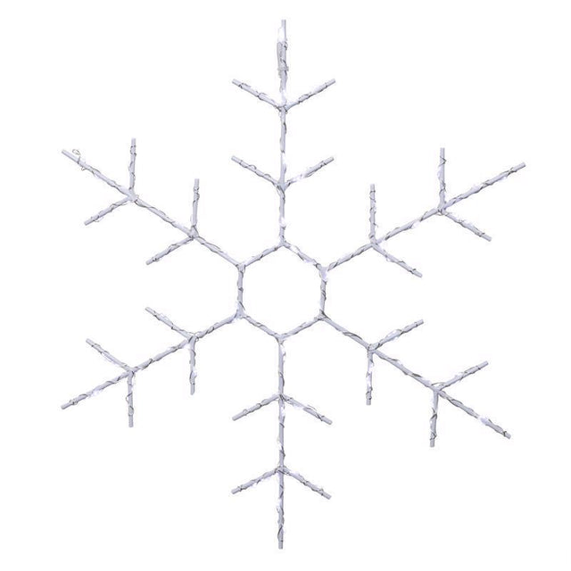 Celebrations LED Snowflake Silhouette 14.5 in. Hanging Decor
