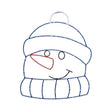 Celebrations LED Snowman Silhouette 15 in. Hanging Decor