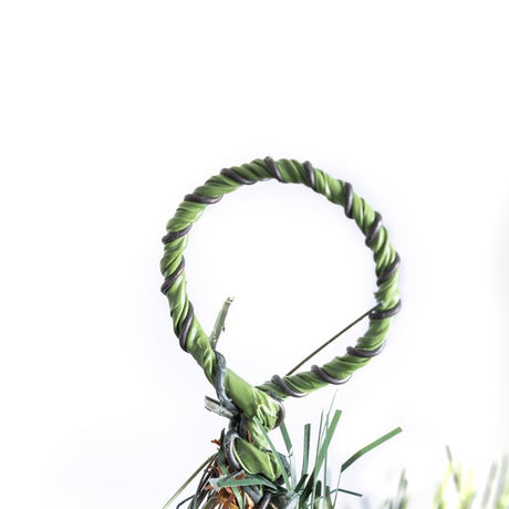 Celebrations 12 in. D X 9 ft. L LED Prelit Twig Pine Bow Garland, Pack of 6